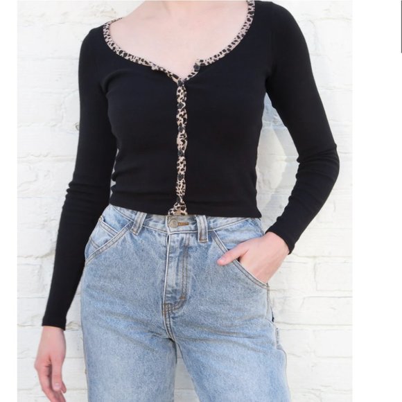Brandy Melville Cheetah Cardigan 